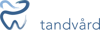 Logotyp för Dorell Tandvård med en stiliserad tandikon till vänster och texten 